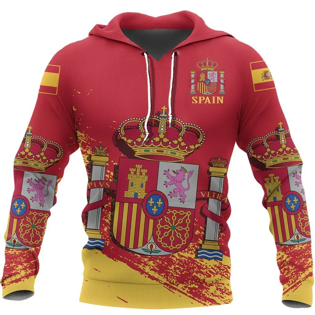 

PLstarCosmos 3DPrint Newest Spain Country Flag Unique Aswome Men/Women Cozy Hrajuku Casual Streetwear Hoodies/Zip/Sweatshirt -3