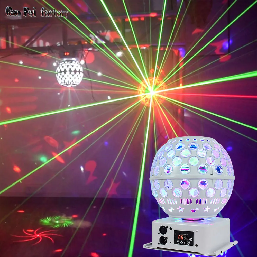 bola de cristal rotativa led som ativado danca discoteca luz estroboscopica dj magia led luzes palco para o natal feriado aniversario 01