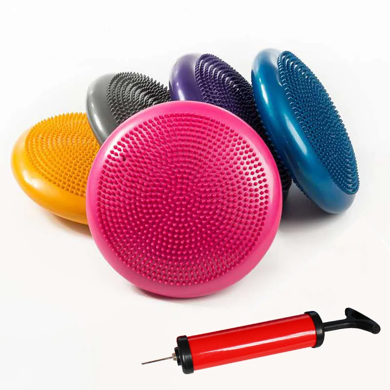 Inflatable Balance Disc Board Durable Foot Massage Ball Pad Home Gym Yoga Fitness Exercise Training Balls Bodybuilding Equipment