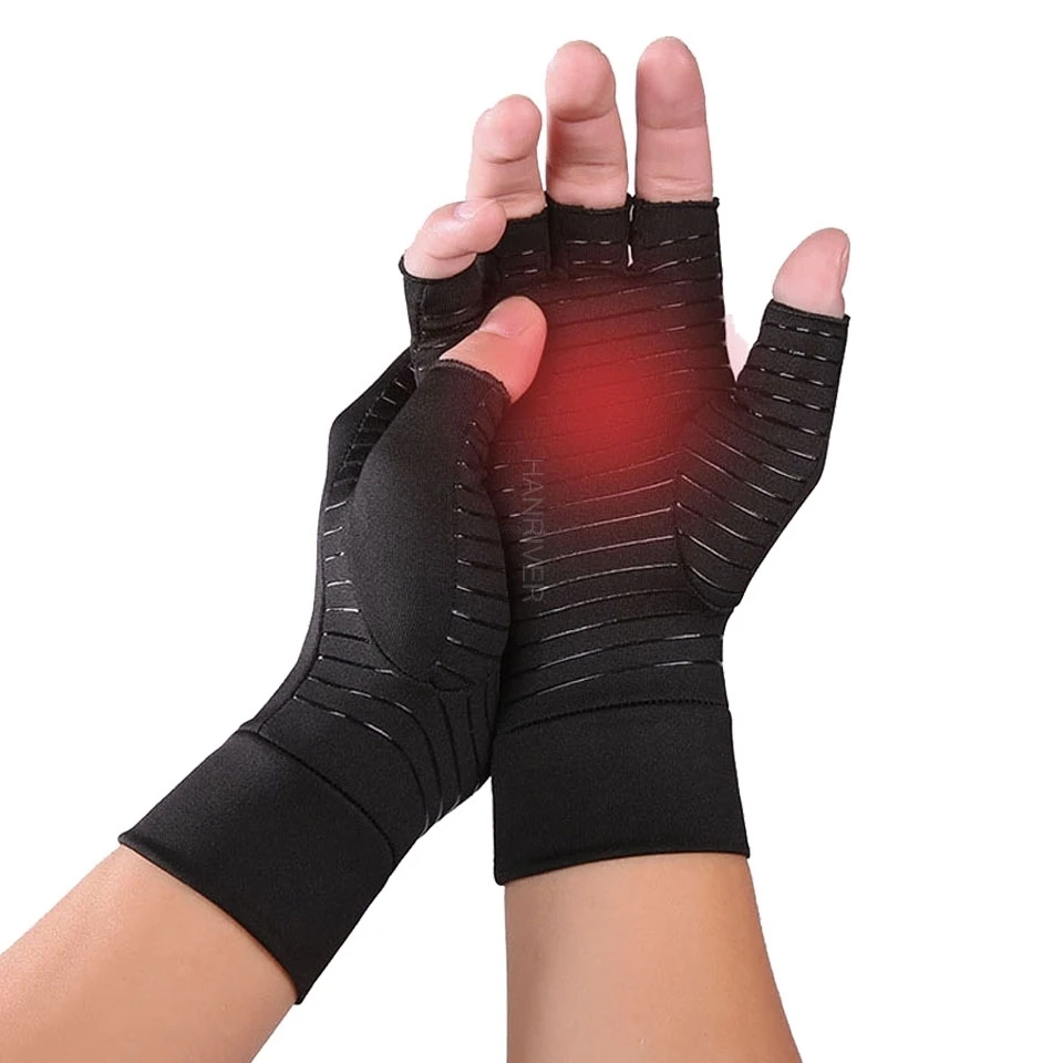 1 Pair Arthritis Compression Gloves High Copper Infused Gloves for Arthritis for Men and Women,Arthritis Pain Relief Gloves