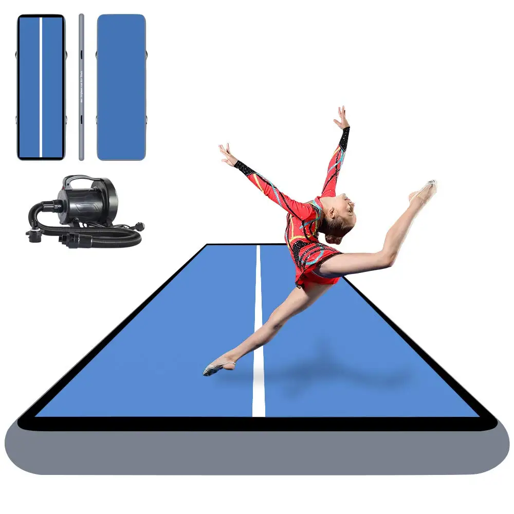 

Free Shipping 7x2x0.2m Inflatable Air Gymnastics Mat Training Mats Gymnastics Air Mat Tumble Track Tumbling Mat With a Pump