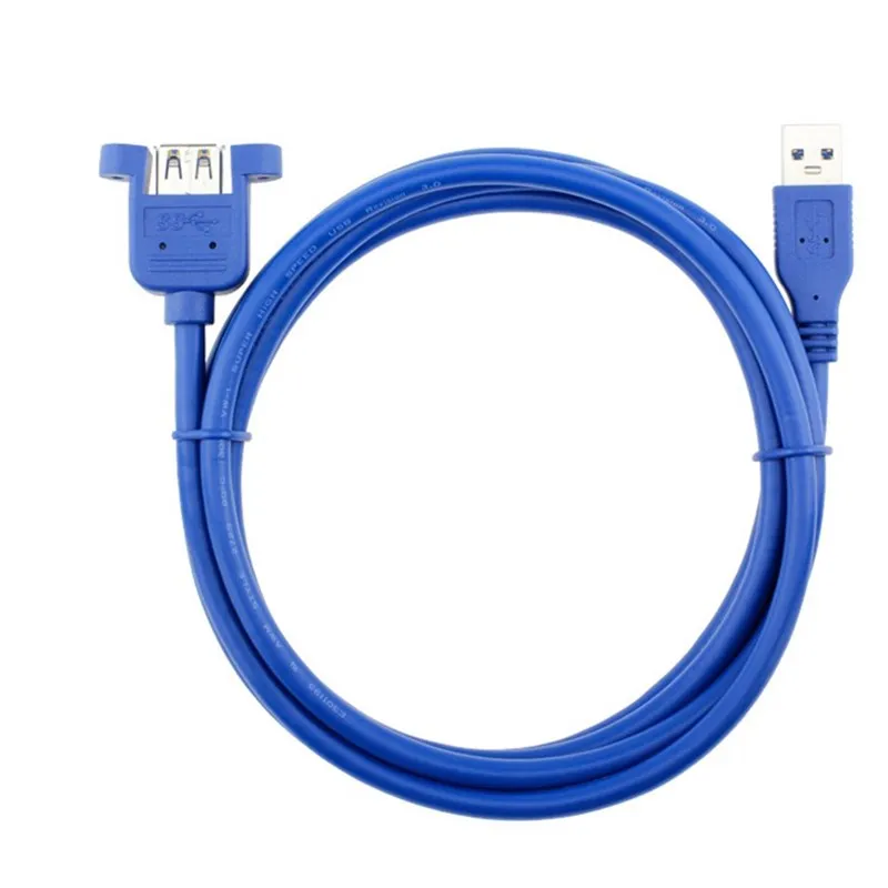 USB 3.0 Với Sợi Dây Cáp Nối Dài Bảng Điều Khiển Gắn Vít Khóa Cắm Bộ Dây (Có Ốc Vít)