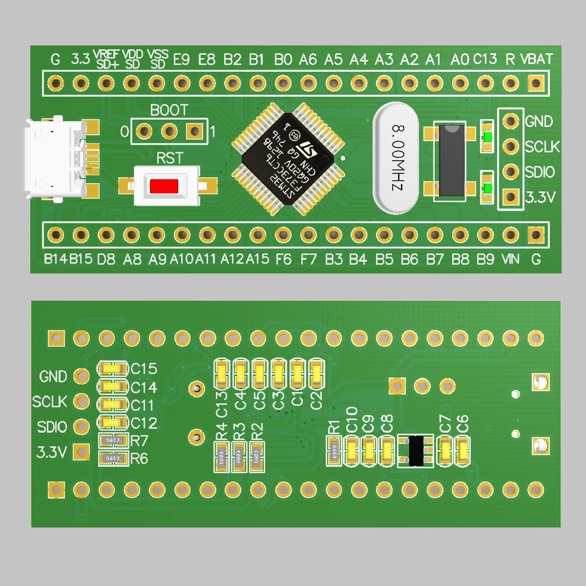 Stm32f373 Core Board Stm32f373cct6 SCM System Cortex M4 Development Board