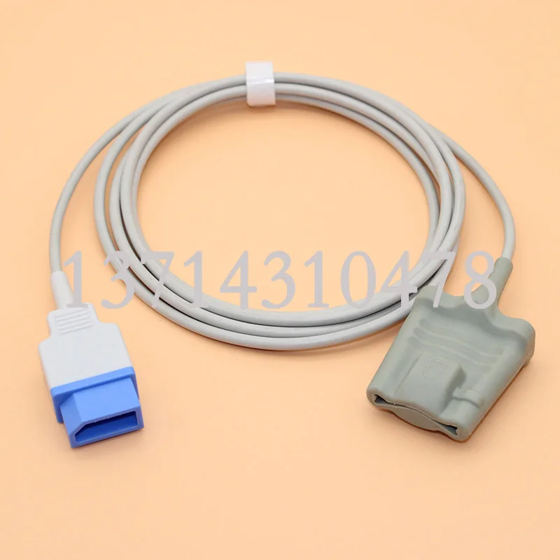 Compatible With Northern /Vitacare /Lotus /Axcent Patient Monitor Spo2 Sensor Cable 8 Pin 3m Oxygen Saturation Probe Line