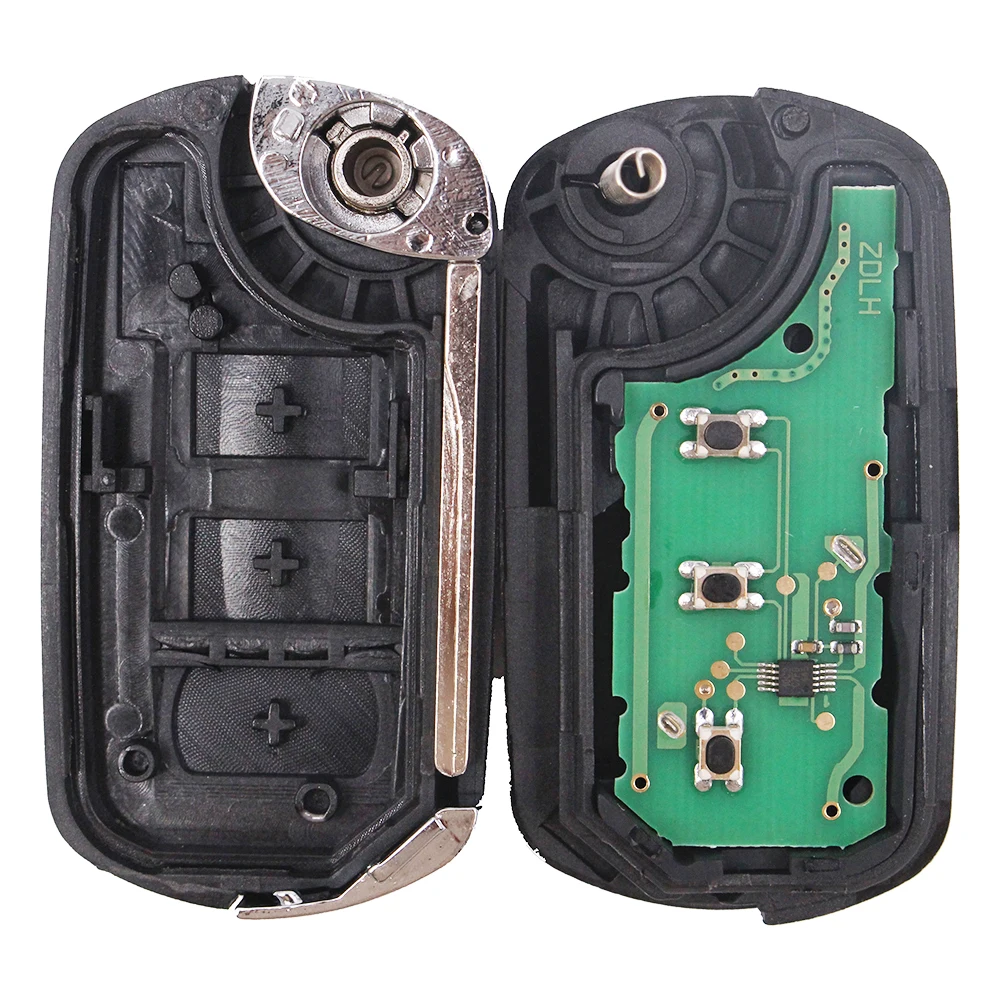 Keyecu Upgraded Remote Car Key Fob 3 Buttons 315MHz/433MHz ID44 for Range Rover L322 VOGUE HSE LX8 FZV