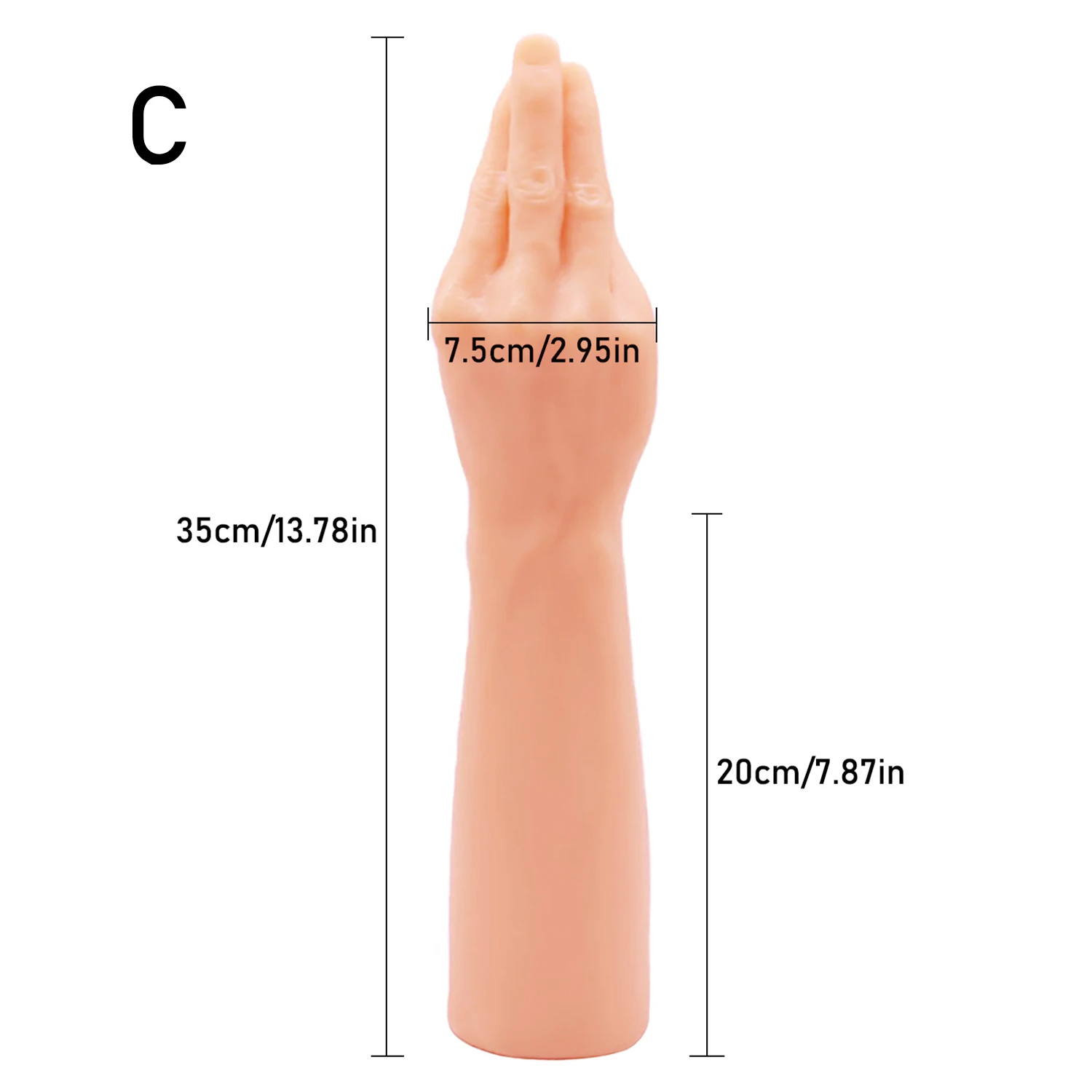 Huge Fist Dildo Anal Plug Simulation Hand Arm Dildos Fist Sex Toys Big Penis Soft Dick for Female Masturbation Fist Butt Plug