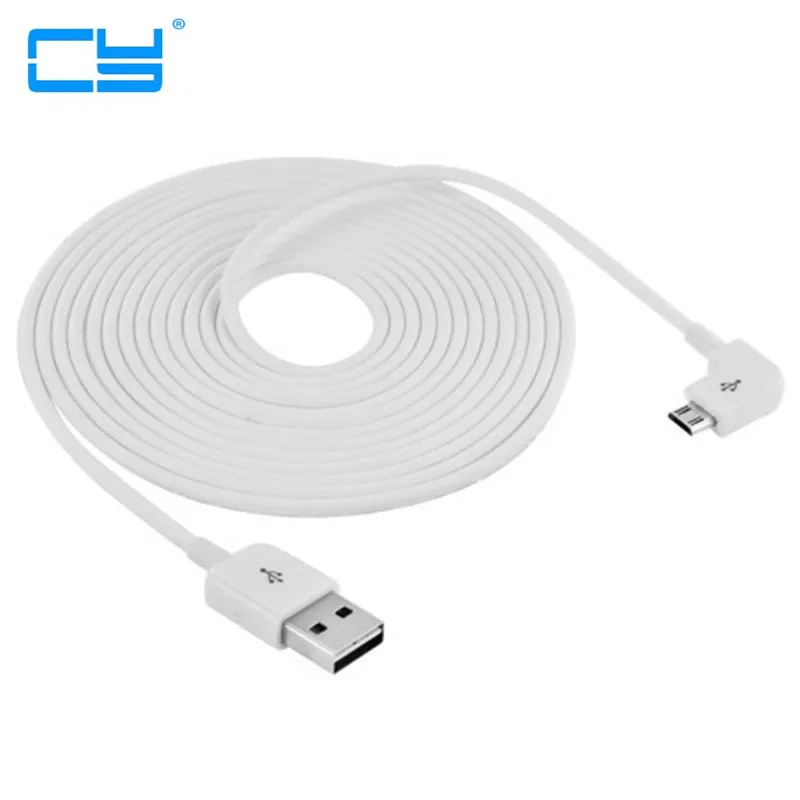 90 degree Short Micro USB Cable 2A 90 Corner Quick Charge USB to Microusb angle Charger Sync Data Fast Charging Cabel Cord 100cm