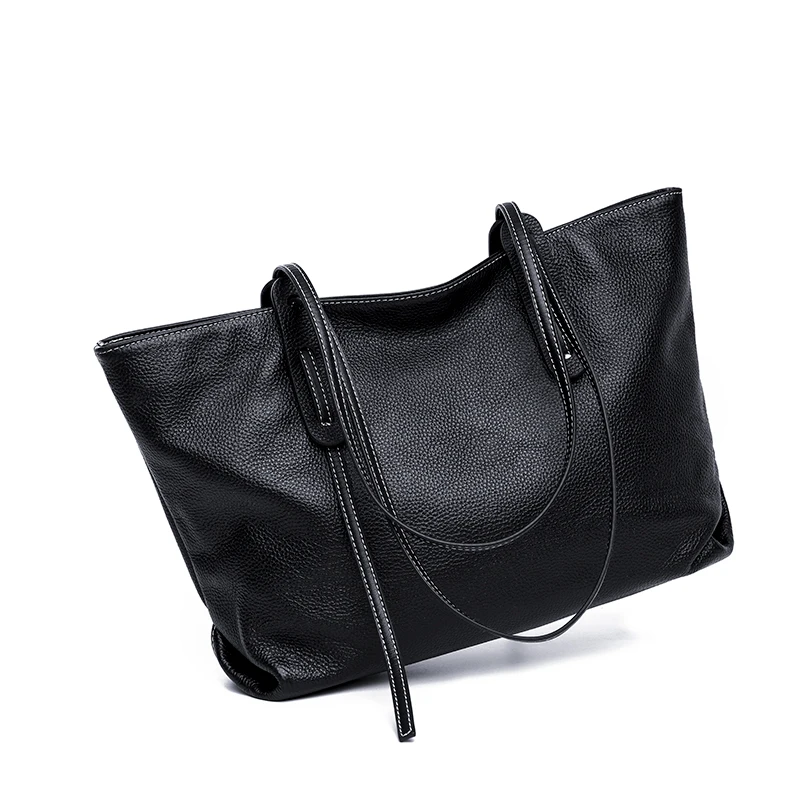 Genuine Leather Women Luxury Handbags Women Bags Designer Femlae Famous Brand High Capacity Handbags High Quality Shoulder Bag