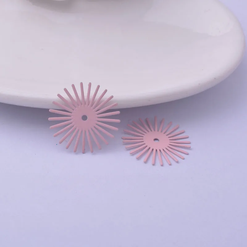 50 Stück AC11608 Bunte 20mm Runde Charms Abstandshalter Schmuckzubehör – Detail 10