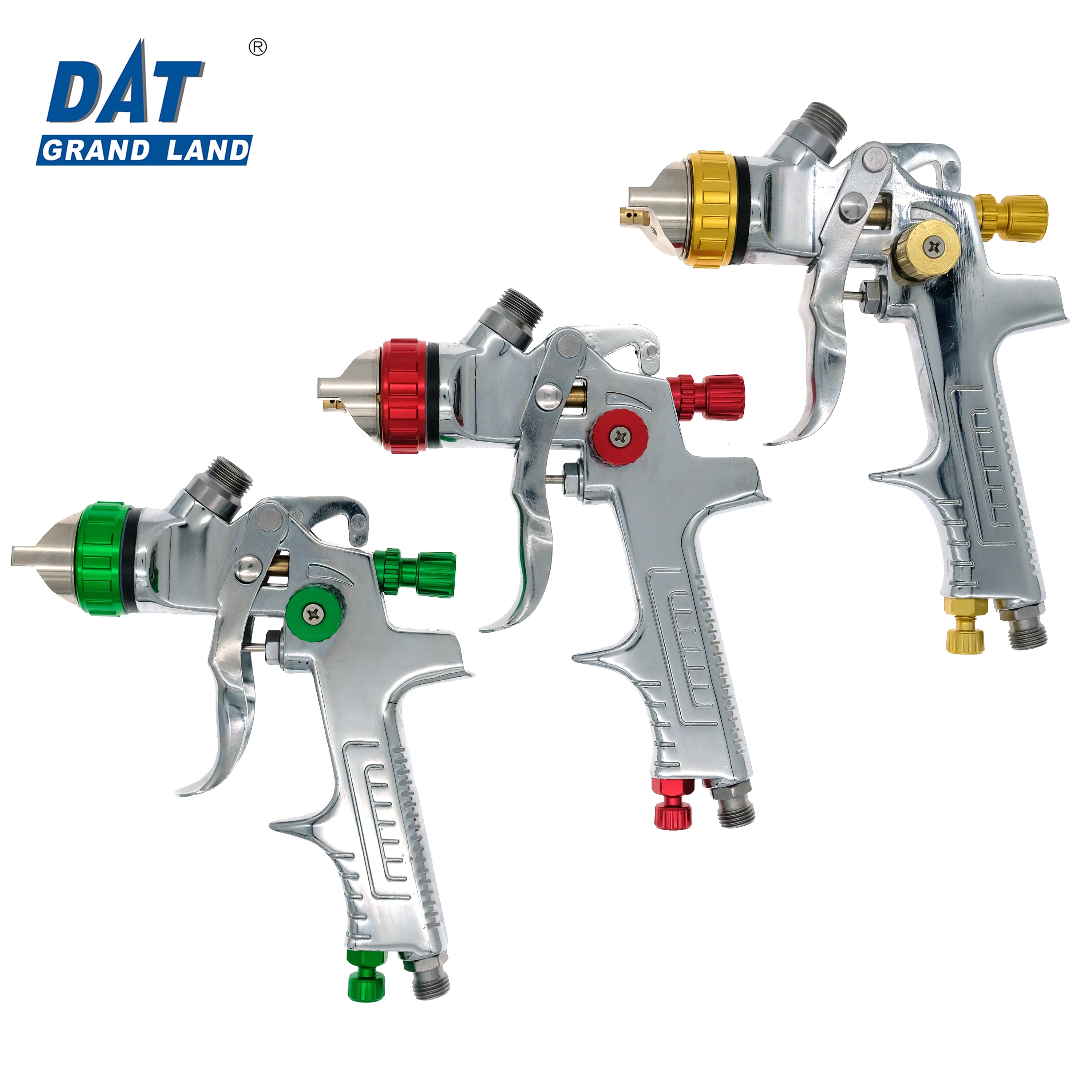 Hvlp Gravity Feed Pistola de Pintura Fabricante Outlet 1.3 1.4 1.7 mm Bico W-960 Pistola de Pulverização com 600ml Pote de Plástico