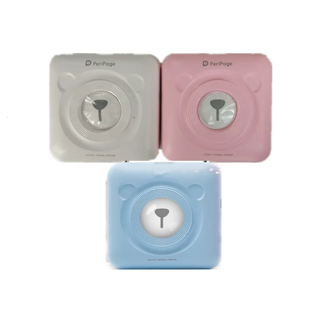 GOOJPRT A6 Inkless Bluetooth Pocket Portable A6 Peripage Thermal Printer Picture Mobile Mini Photo Printer Imprimante Thermique