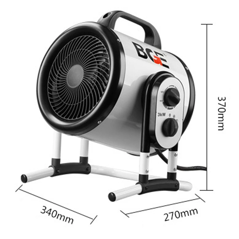 

3000W High-power Finned heater, household quick-heat heater, industrial dryer, hot fan, bathroom heater 220V 50Hz