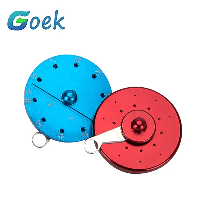 

Dental Rulers for Gutta Percha Points Gauge Calibrating Measuring Ruler High Temperature Disinfect Round Blue/Red