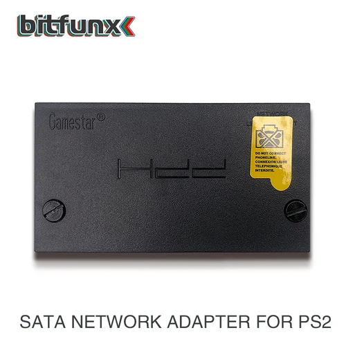 Adaptador BitFunx Gamestar SATA para HDD/SSD de 2,5 pulgadas o 3,5 pulgadas compatible con cargador FMCB HD OPL para consola de juegos PS2 Fat