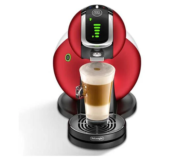 ماكينة صنع القهوة بالكبسولات من نسكافيه دولتشي غوستو ماكينة صنع المقهى الأوتوماتيكية المنزلية التجارية خزان مياه كبير 1.3 لتر ميلودي أحمر 230 فولت