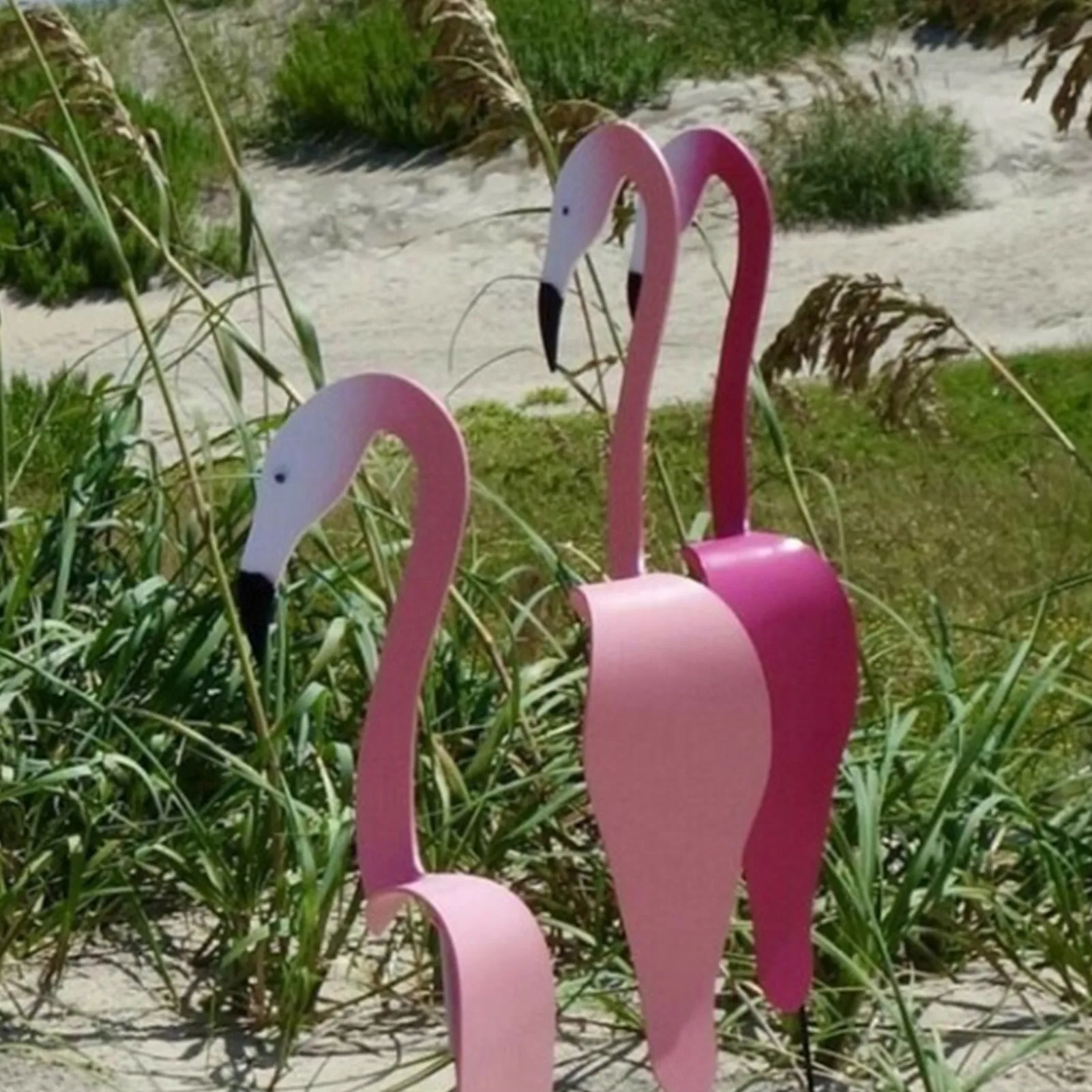 Garden Flamingo Wind Indicator Rotating Bird Sculpture Whimsical Gorgeous Unique Dynamic Bird Spinner Garden Yard Decoration