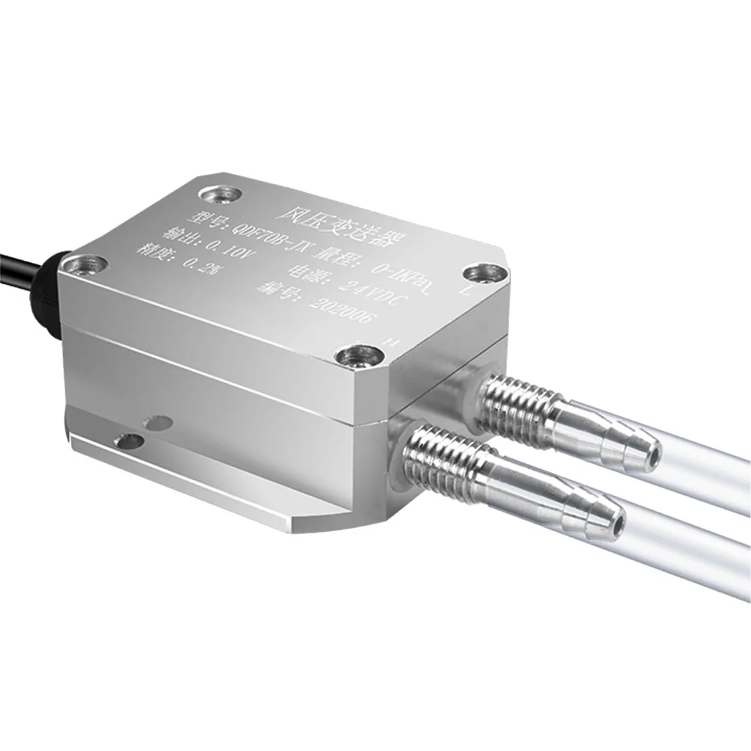 DR3422 High Precision Micro Differential Pressure Transmitter 1%FS, 4-20mA 2-Wire Wind Pressure Sensor For HVAC