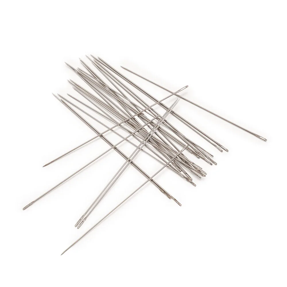 40mm 48mm Iron Sewing Needles Tools for Beading Jewelry Bracelet Necklace DIY Craft Darning Needles Threading 10Bags 25pcs/bag