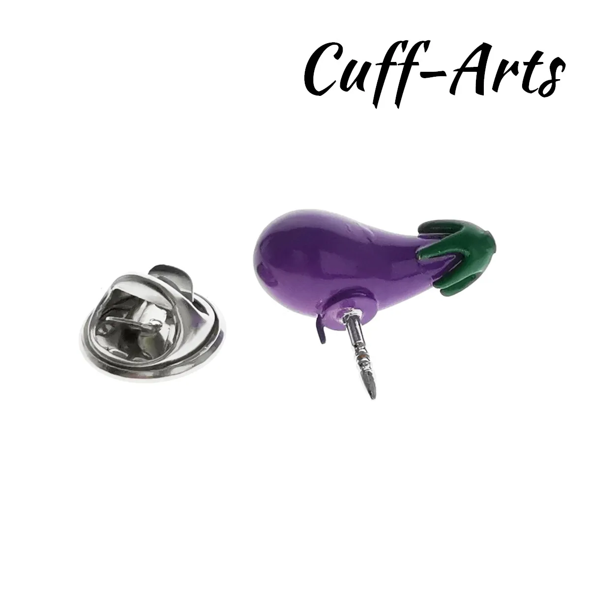 دبوس طية صدر السترة بدبابيس Aubergine, دبابيس موضة بتصميم جديد ودبوس مجوهرات بأزرار أكمام P10434