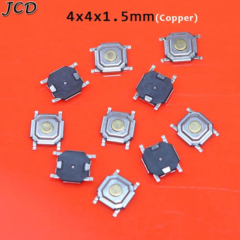 JCD 20PCS/Lot SMD 4*4*1.5MM-3MM  4X4X1.5MM-3MM 4X4X1.6MM 4X4X2MM 4X4X2.5MM Tactile Tact Push Button Micro Switch Momentary