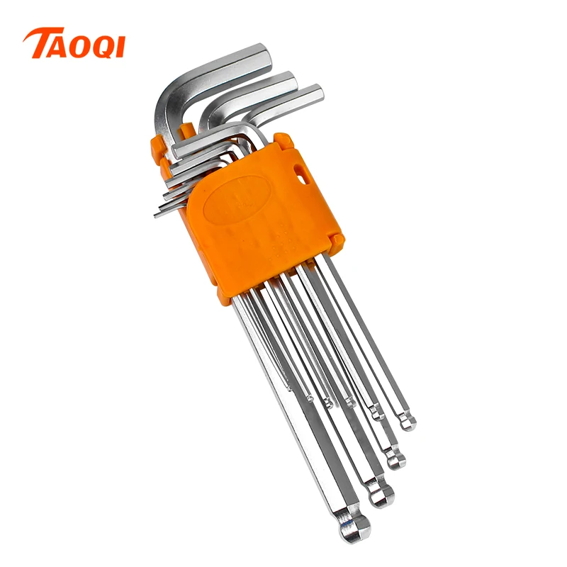 9Pcs Allen Key Set Hex Wrench Screwdriver Set Hexagon Spanner Universal Ball End Torx Star Keys Tool L Type Hand Tools Kit