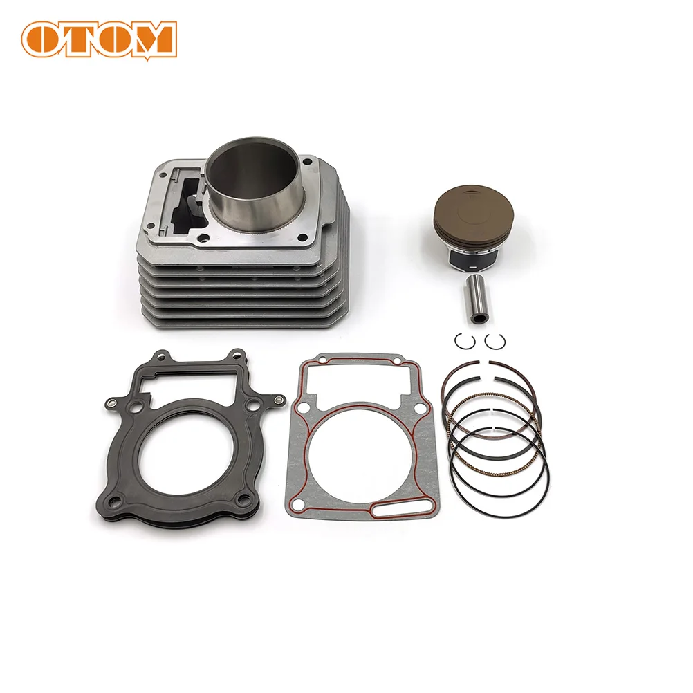 OTOM Motorcycle 72mm Air-Cooled Original Cylinder Set Piston Ring and Gasket Kit For ZONGSHEN CB250-F KAYO K1 CB250 Engine 250cc