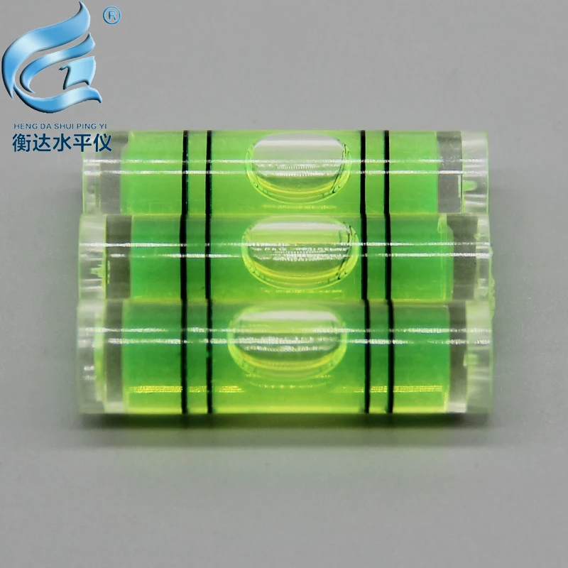 100pcs 9.5*34mm Spirit level Bubble Plastic Mini Level level measurement instrument Round level bubble