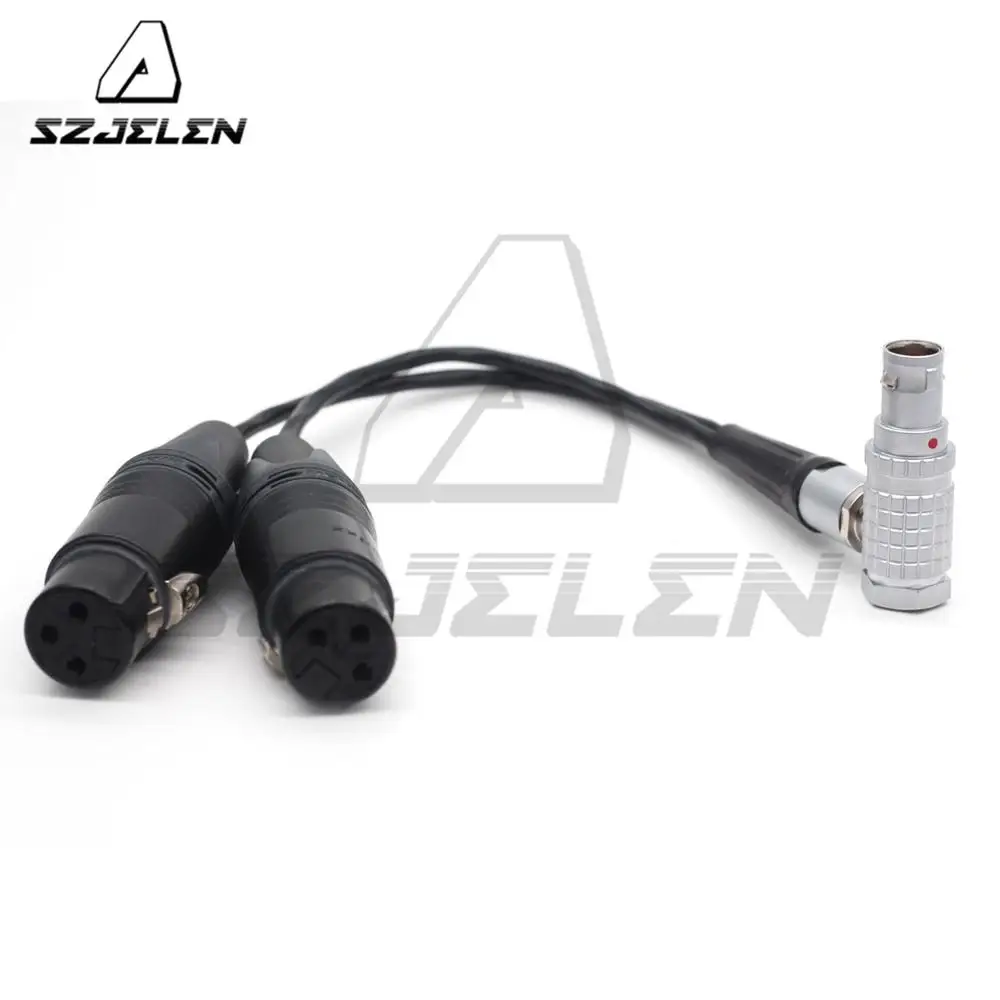 Atomos Shogun Monitor Recorder 1B 10 pin Connector to Dual 3 Pin XLR Breakout Audio Input Cable image 2