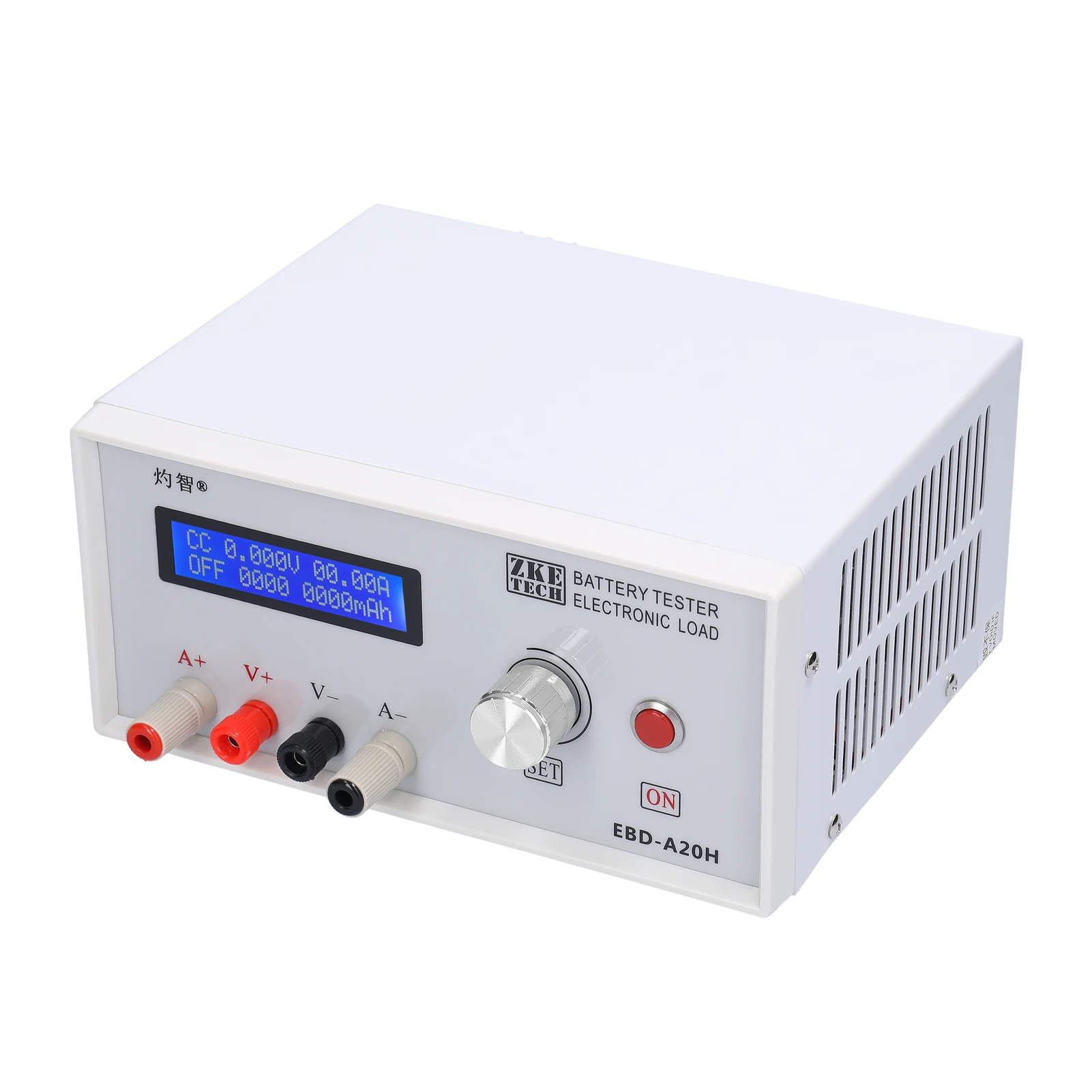 Probador de batería de EBD-A20H, descargador electrónico de corriente directa multifunción, 30V, 20A, 200W, compatible con Control de Software en línea de PC