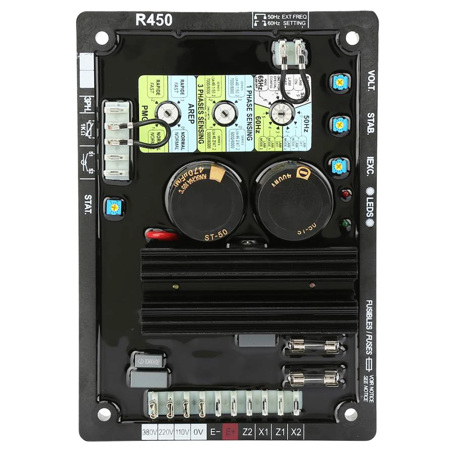 R450 Automatic Voltage Regulator avr generator brushless 3 phase stabilizer for Original diesel power alternator spare part