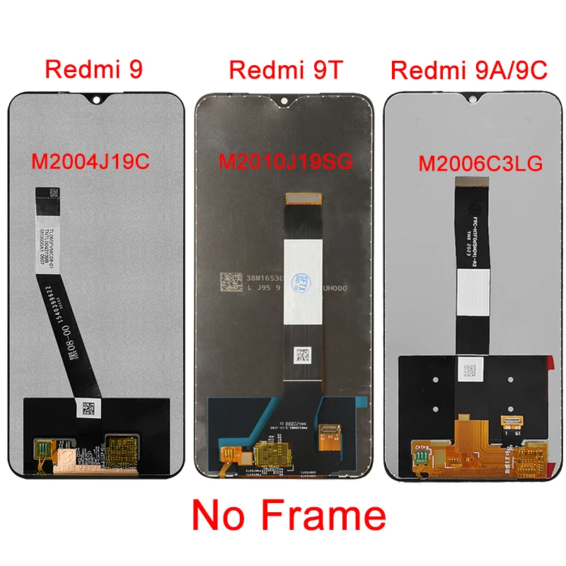 Redmi 9 Display For Xiaomi Redmi 9T 9A 9C LCD Display With Frame 6.53\