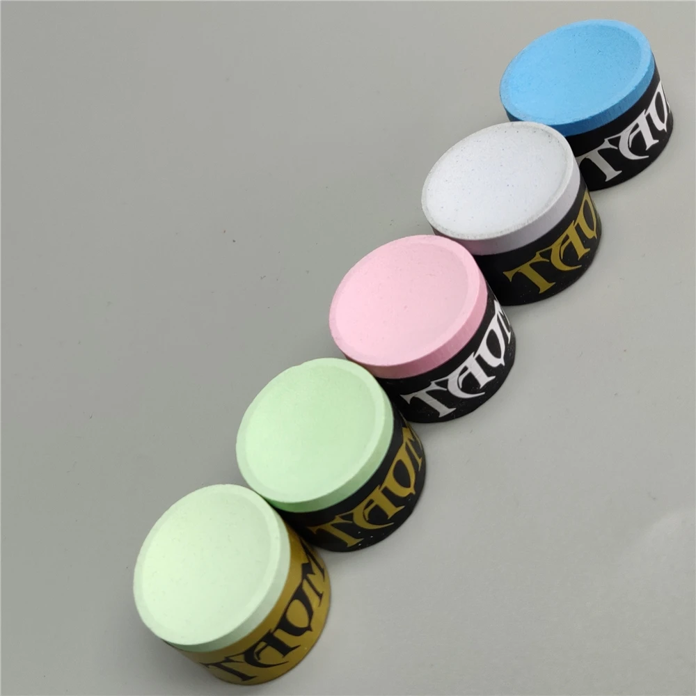 Taom Chalk Pink Pyro Chalk Taom Soft Chalk Blue Billiard Pool Chalk Green Snooker Professional Durable Billiard Accessories