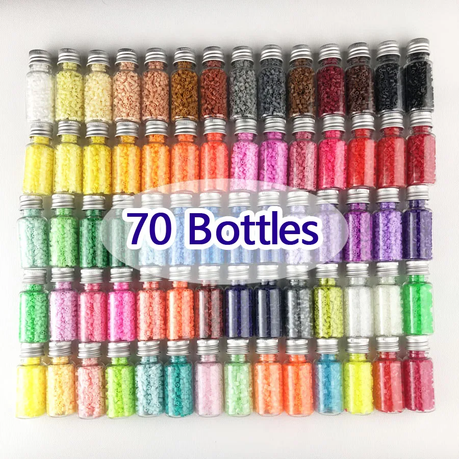 2.6mm Bottle packing hama beads Pearly Iron Beads for Kids Perler Fuse Beads Diy Puzzles High Quality Handmade Gift Toy