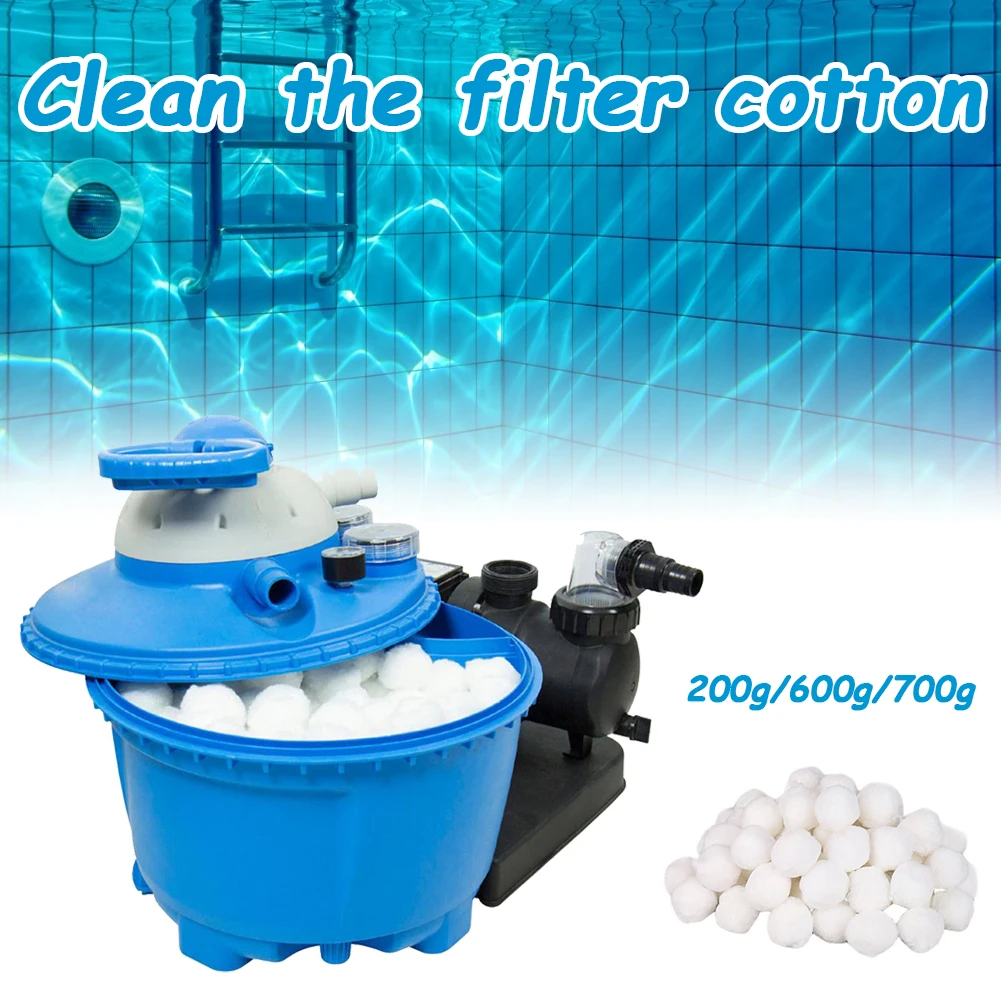 

Pool Filter Balls Eco-friendly Swimming Pool Cleaning Filter Media Fiber Cotton Balls Alternative to Sand Filters