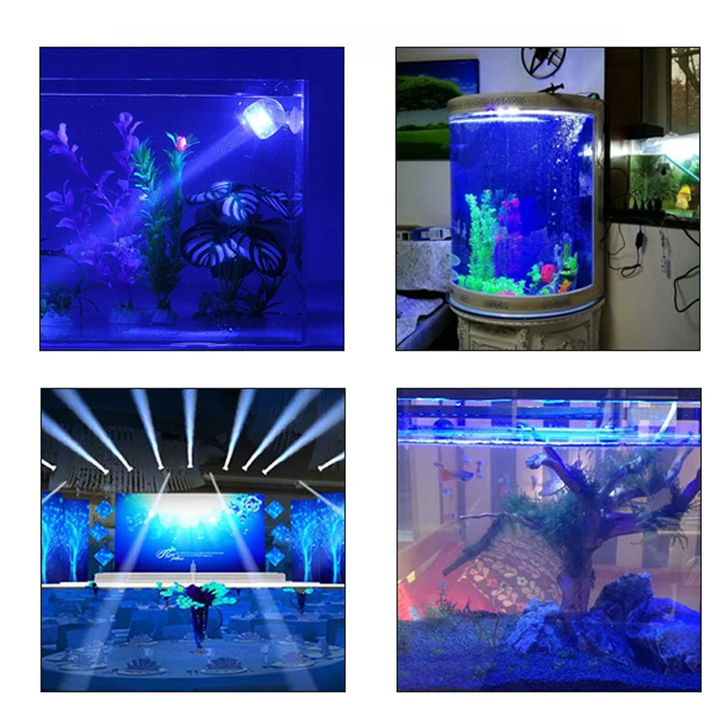 5PCS/lot 10W  Royal Blue 450nm LED Deep Red Color 660NM  High Power LED Lamp Light For Plant Grow Aquarium