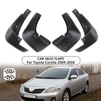 Juego de 4 Uds de guardabarros de coche para Toyota Corolla Altis 2004-2018 guardabarros delantero trasero protectores contra salpicaduras accesorios automotrices de PVC