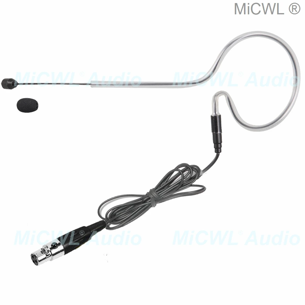 MiCWL SE02 Black earset Face Headset Microphone for Shure Audio-Technica AKG Sennheiser MiPro Wireless Mic System