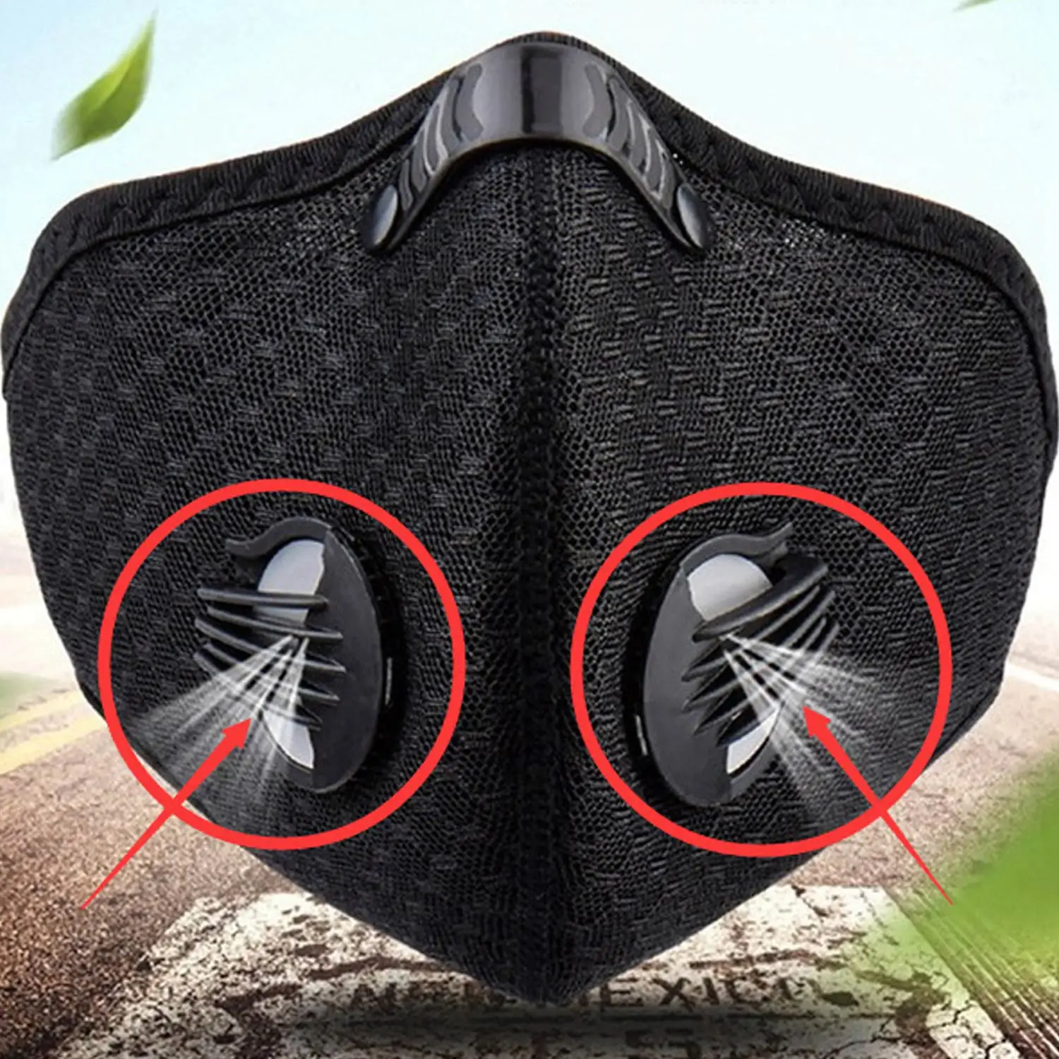 Válvulas de respiración para mascarilla, filtro de carbón activo para ciclismo, antipolvo, anticontaminación, PM2.5, accesorios de filtro de aire, 10 Uds.