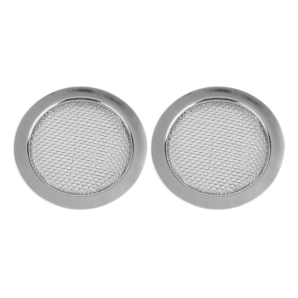 Grille de protection pour haut-parleur rond, inserts de trou sonore, grille d'écran, résonateur Dobro JEResubdivision, 2 pièces