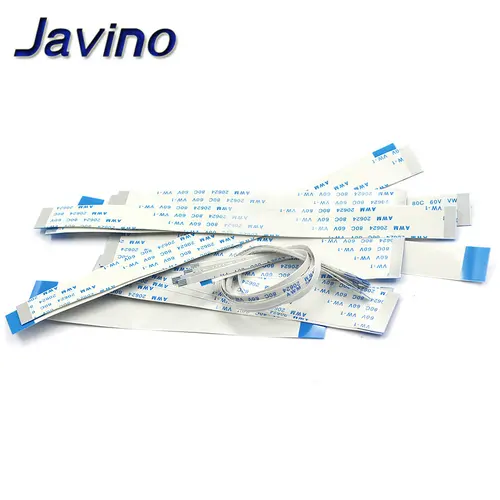 Imagen 2 del producto 10 Uds cable plano flexible FFC FPC cable LCD AWM 20624 80C 60V VW-1 FFC-0.5MM