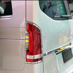 For Mercedes Benz Vito W447 2014 2015 2016 2017 Chrome Taillight Cover Panel Light Trim Car Accessories