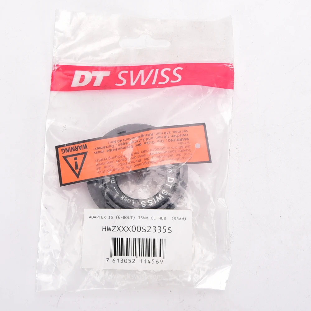dt swiss Centerlock to 6-hole adapter, Center Lock conversion 6-hole brake disc, Center Lock for 6 bolts,15 mm cover lock