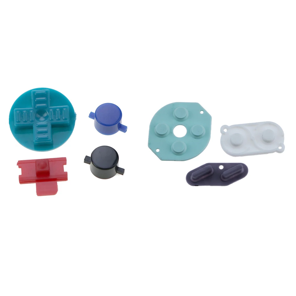 JCD 1Set Rubber Conductive Button A B D pad Silicone Start Select Keypad & DIY Buttons Set For Gameboy Classic GB Repair parts