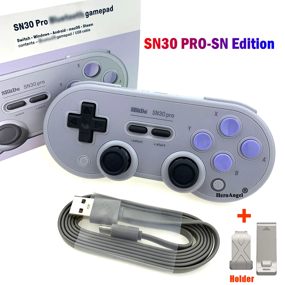 أعلى! وحدة تحكم بلوتوث لاسلكية جديدة 8Bitdo SN30 Pro GB SN لوحة ألعاب عن بعد لمفتاح نينتندو لأجهزة الكمبيوتر NS iOS/Android