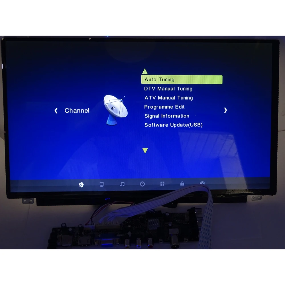 مجموعة شاشة LED لـ LP171WE2 TL 1680x1050 ، وحدة تحكم عن بعد متوافقة مع HDMI ، لوحة تحكم رقمية ، USB ، VGA ، AV ، TV ، DVB-T