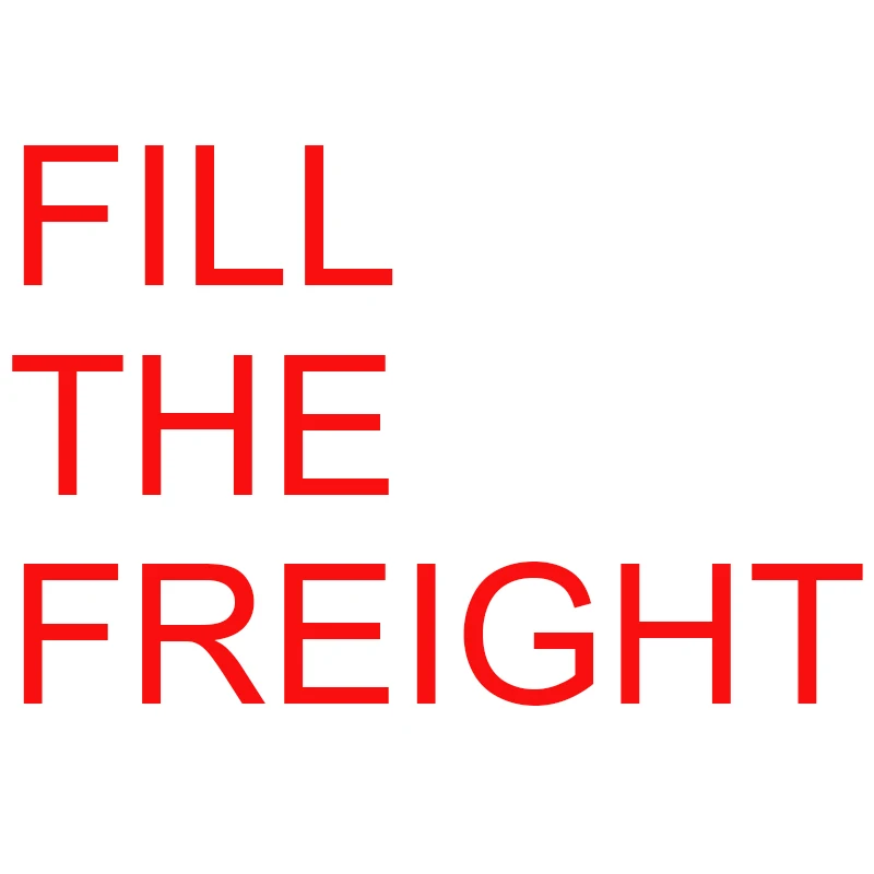 

Fill the freight extra fee