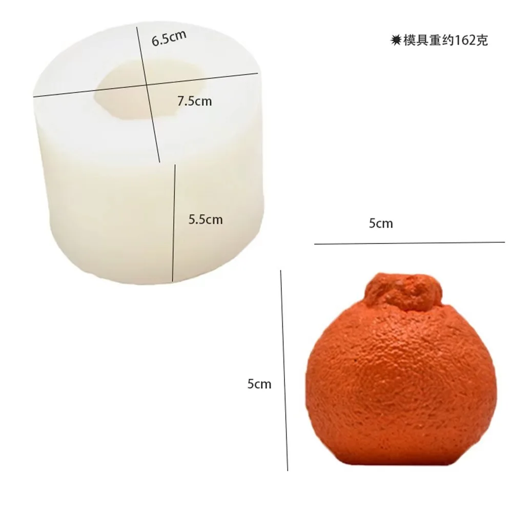 Fruit Candle Mould DIY Handmade Silicone Moulds Form For Candle Making Home Necessaire Decoration Tool Aromatherapy Candle mold