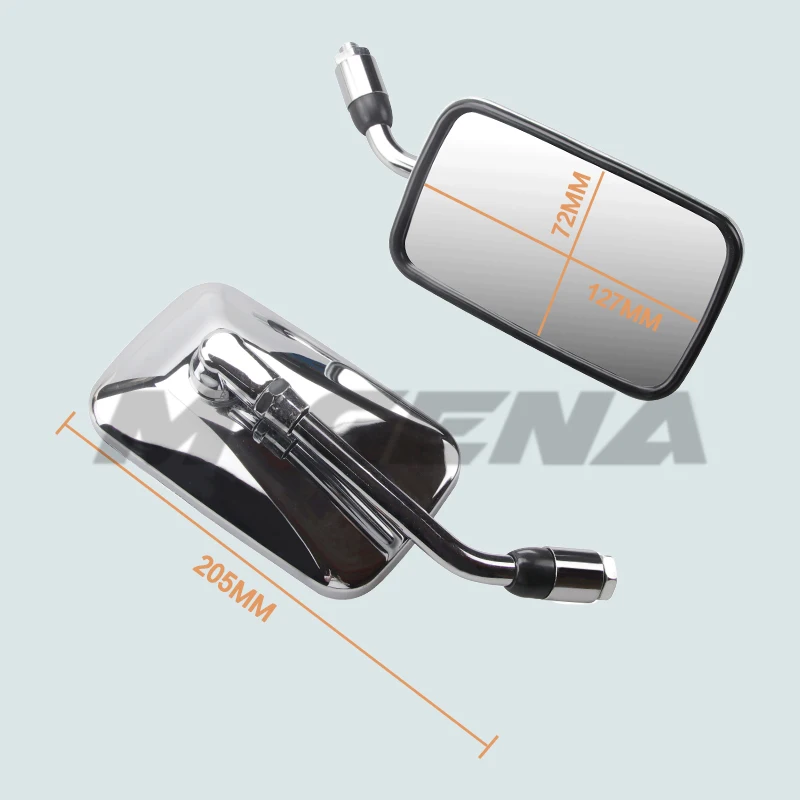 motorcycles side mirror for Honda VT125 VT400 Shadow 400 CA125 CMX250 Rebel CM125 CM250 CM450 VT250 VF700C VF1100C Magna 250