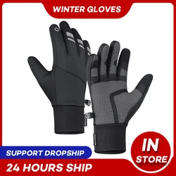 Kyncilor Cycling Gloves Guantes Ciclismo Men Women Glove Waterproof Anti Slip Touch Screen Hiking Winter Gloves