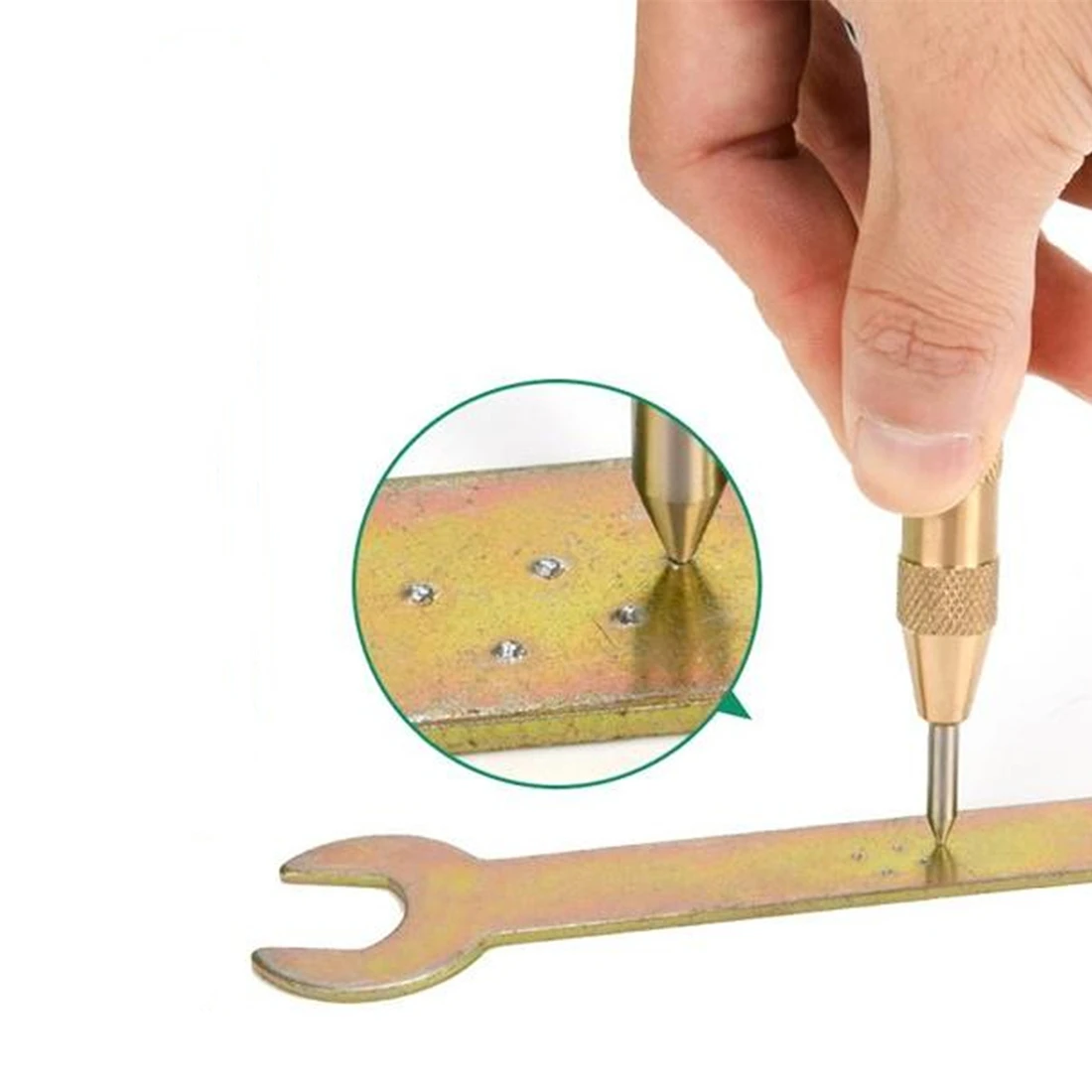 Tự Động Trung Tâm Pin Punch Dụng Cụ Làm Rau Cau Kim Loại Mũi Khoan Tự Động Kerner Mũi Lò Xo Đánh Dấu Bắt Đầu Từ Lỗ Dụng Cụ